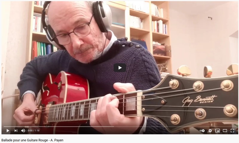 video Ballade pour une Guitare Rouge - Antoine Payen